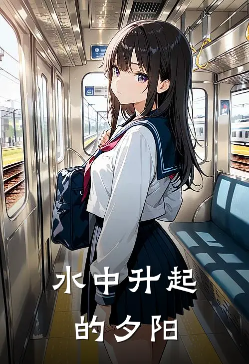 水中升起的夕阳