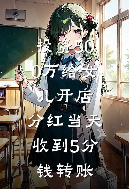 《投资500万给女儿开店，分红当天收到5分钱转账》锦书苏盛彦已完结小说_投资500万给女儿开店，分红当天收到5分钱转账(锦书苏盛彦)全文免费阅读无弹窗大结局