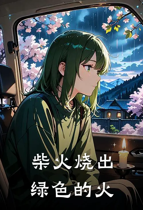 柴火烧出绿色的火
